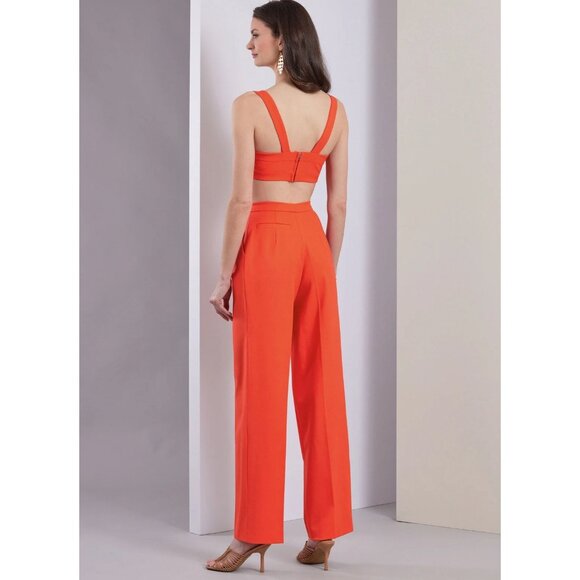 Vogue Patterns V1961 Misses Top Skirt Pants Sewing Pattern Sizes 14-22 - Picture 7 of 7